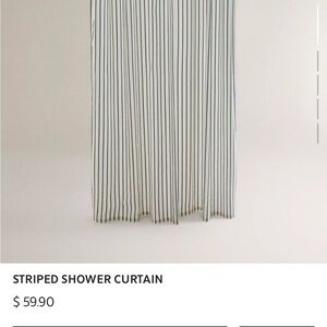 ZARA HOME Striped Shower Curtain